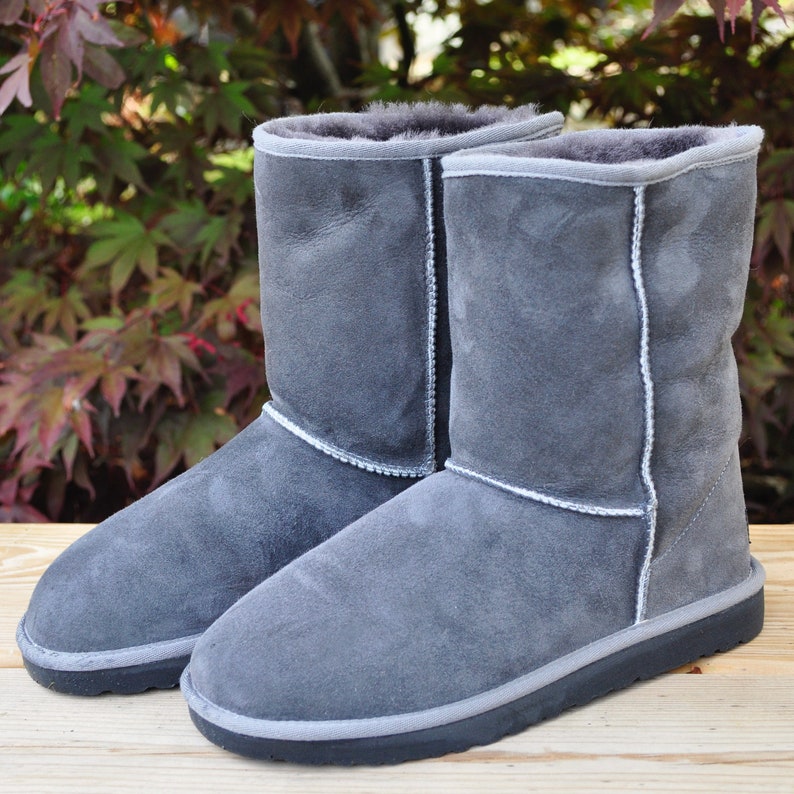 British Sheepskin Sheepland Outdoor Boots in Grey bild 4
