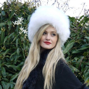 Luxury Handmade British Sheepskin Cossack Hat Various Colours Ivory