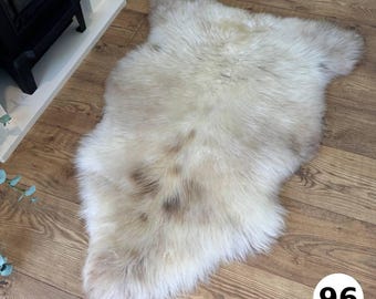 100% British Undyed Rare Breed Sheepskin Rug - 96