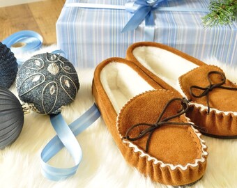 Minnetonka sheepskin deals moccasin