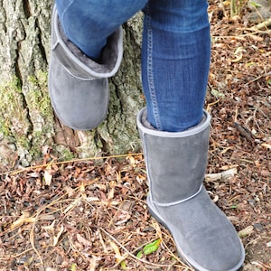 British Sheepskin Sheepland Outdoor Boots in Grey bild 5