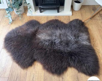 100% Whole Fleece Herdwick Sheepskin Rugs - Herdwick 52