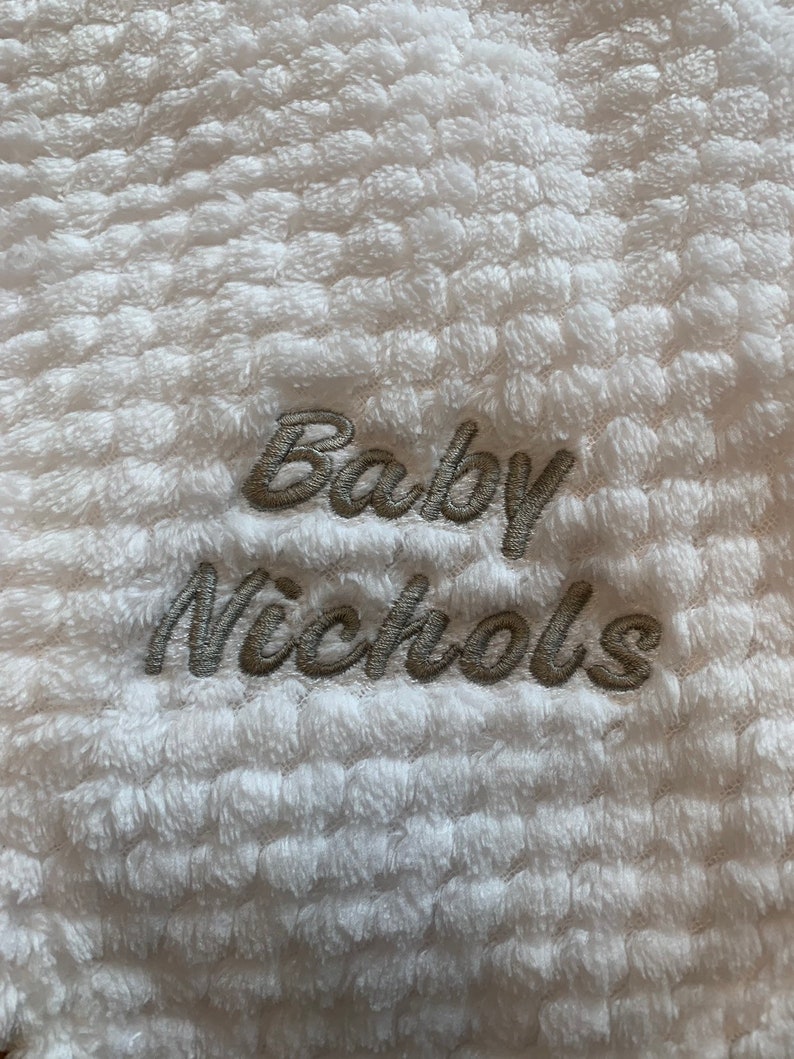 Personalised Baby Blanket new baby gift babyshower Etsy