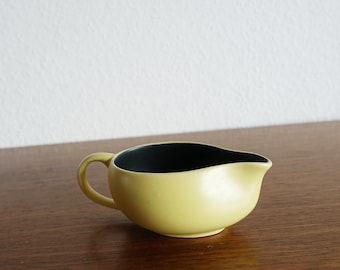 Gräflich Ortenburg pot à lait jaune noir Sebastiano Buscetta Mexique années 50 60 vintage rein table space age milieu du siècle