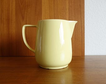 Melitta Minden jug/pitcher, yellow, 16 cm, vintage 1950s/60s