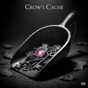 Escondite del Cuervo: Descubre la Baratija Misteriosa - Magia Artesanal / Regalos con Cartas, Efímeras, Joyas, Diversos Temas y otras Baratijas + Nota de Pergamino