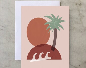 Charleston Abstract Series - A2 Greeting Card