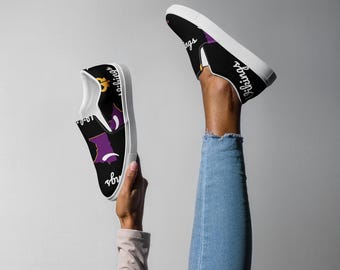 Women’s Vikings Football Minnesota Slip On Canvas Shoes