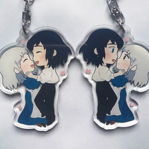 Double-sided Howl and Sophie Keychain | HMC