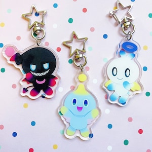 Chao Acrylic Keychains | Hero Chao | Dark Chao