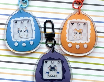Ham ham heartbreak keychains | virtual pet hamster keychain