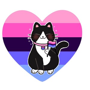 Purr-ide Stickers | Pride Cat Vinyl Stickers | LGBTQ, Gay, Lesbian ...