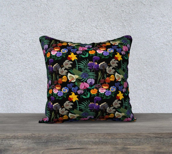 Stroll Through The Garden Pillow Cover Etsy