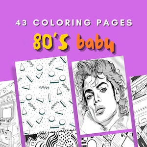 80s Baby: 43 Nostalgic Adult Coloring Pages To Reminisce On The Good Ol&#39; Days