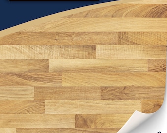 3 Blatt selbstklebender Fußbodenbelag für dein Puppenhaus Laminat Parkett für custom DIY Projekte Maßstab 1:12