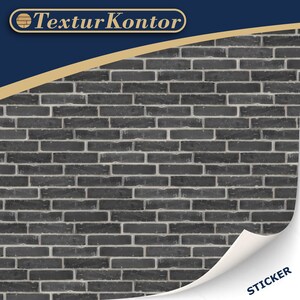 3 sheets of self-adhesive wall paneling for your dollhouse bricks black clinker wall stone wall scale 1:12