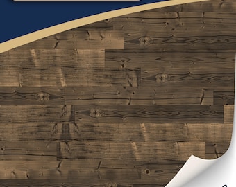 3 láminas de revestimiento de suelo autoadhesivo para tu casa de muñecas parquet laminado rústico para proyectos personalizados de bricolaje escala 1:12