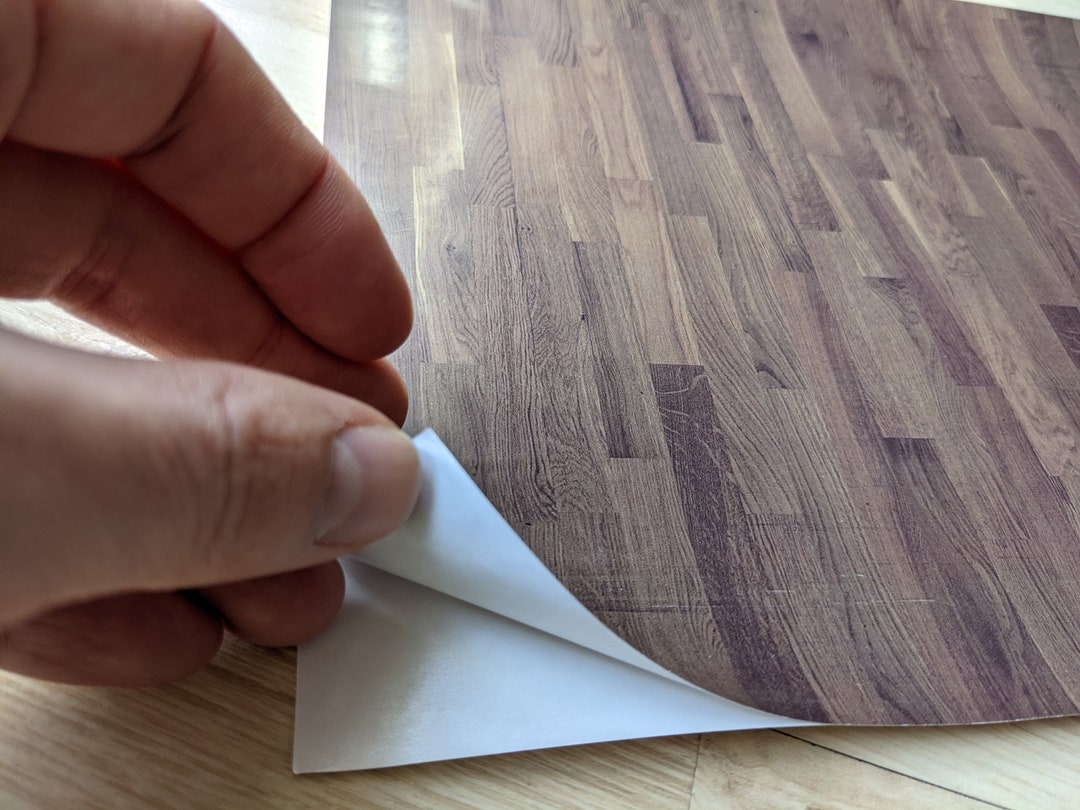 3 Sheets of Selfadhesive Floor Covering for Your Dollhouse Parquet