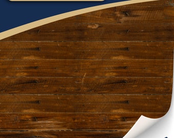 3 Blatt selbstklebender Fußbodenbelag für dein Puppenhaus Planken Parkett für custom DIY Projekte Maßstab 1:12