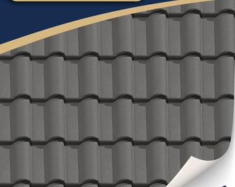 3 Blatt selbstklebende Dachziegel für dein Puppenhaus Laminat Parkett für custom DIY Projekte Maßstab 1:12