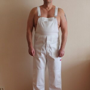 white overall romper