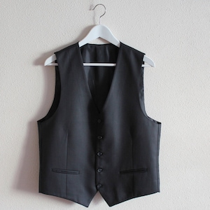 Men&#39;s Vest Black Vest Black Mens Vest Gentlemen&#39;s Vest Mens Waistcoat Formal Fitted Gentlemen&#39;s Waistcoat Victorian Steampunk Baroque