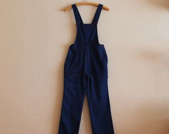 Work Overall Blue Overall Navy Jumpsuit Workwear Bib Overall Dungarees Workers Salopette Industrial Clothing Romper Mechanic WorkWear Small