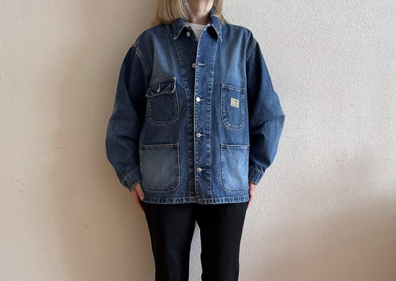 Vintage Mens Denim Jacket Crocker Original Jeans Company