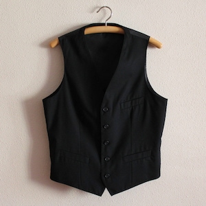 Men&#39;s Vest Black Vest Black Gentlemen&#39;s Waistcoat Mens Vest Formal Fitted Waistcoat Edwardian Victorian Renaissance Steampunk