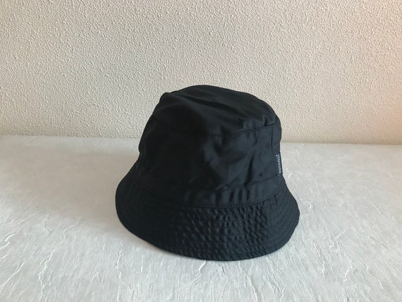Marimekko Bucket Hat Black Gray Striped Hat Vinta… - image 6
