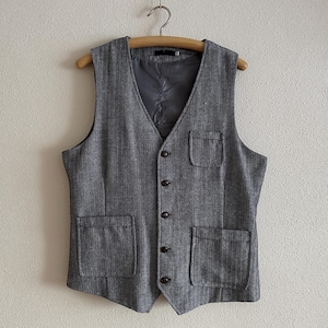Herenvest grijs vest grijs herenvest formeel grijs herengilet Edwardiaans Victoriaanse Renaissance Steampunk Barok