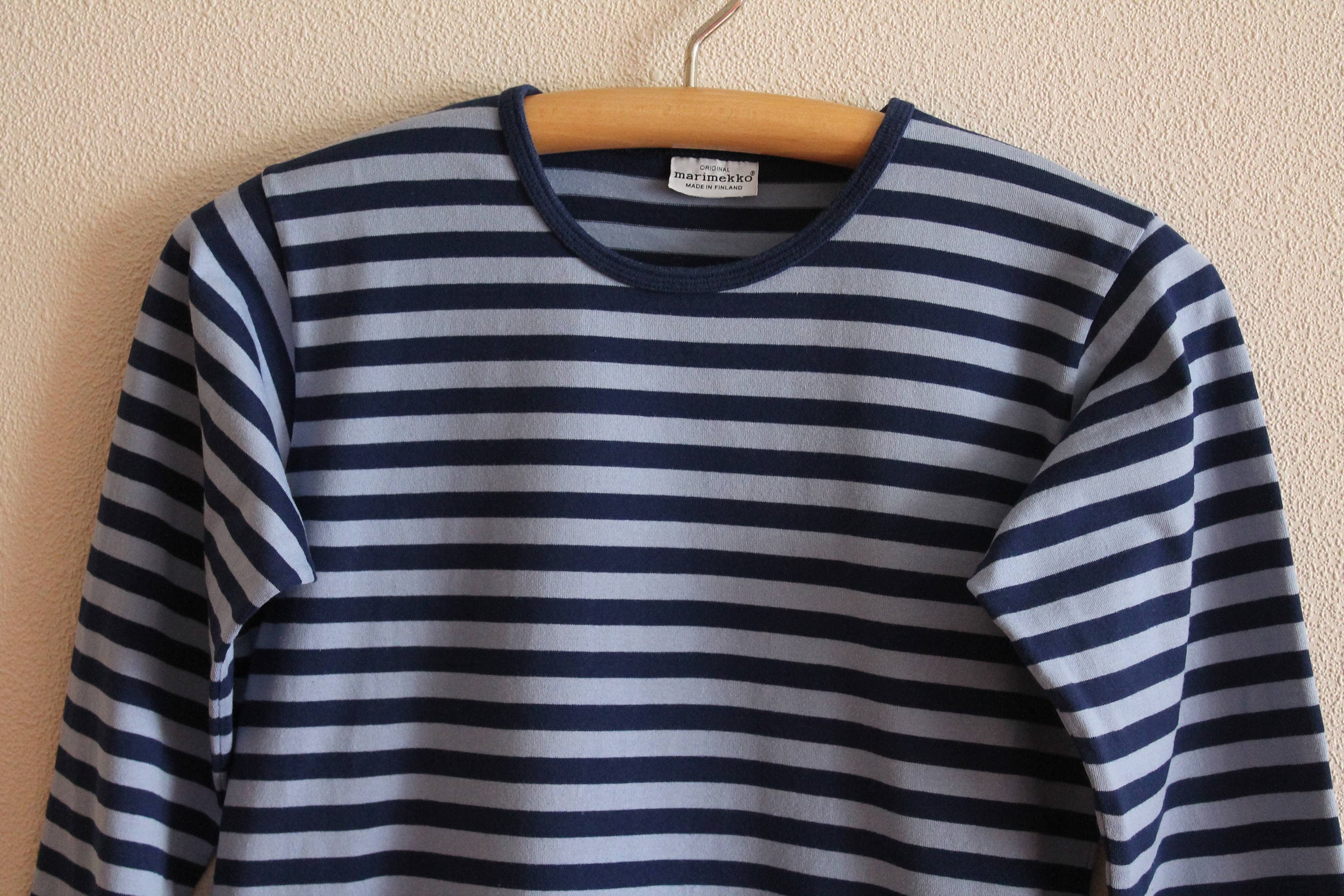 MARIMEKKO シャツ キッズ マリメッコ ストライプ マリンシャツ 長袖