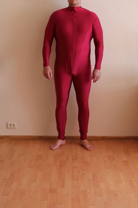 Running Jumpsuit Red Activewear Unisex Sportswear
