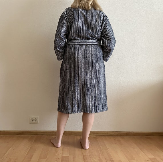 Marimekko Bath Robe Vintage Dressing Gown Terry W… - image 4