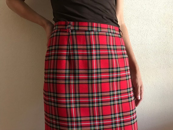 Plaid Skirts Tartan Plaid Skirts Maxi Skirts Long… - image 8