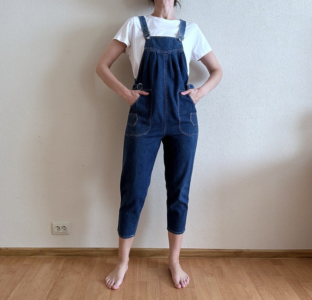 【すぐ届く】 JEANS デイジーダンガリーオーバーオール ◇GUCCI 23AW◇「FUORI!!!」 デニム ダンガリー / Blue
