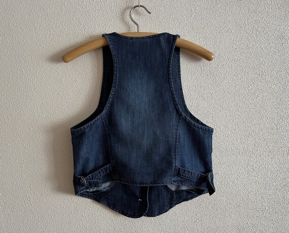 Vest jeans femme hotsell