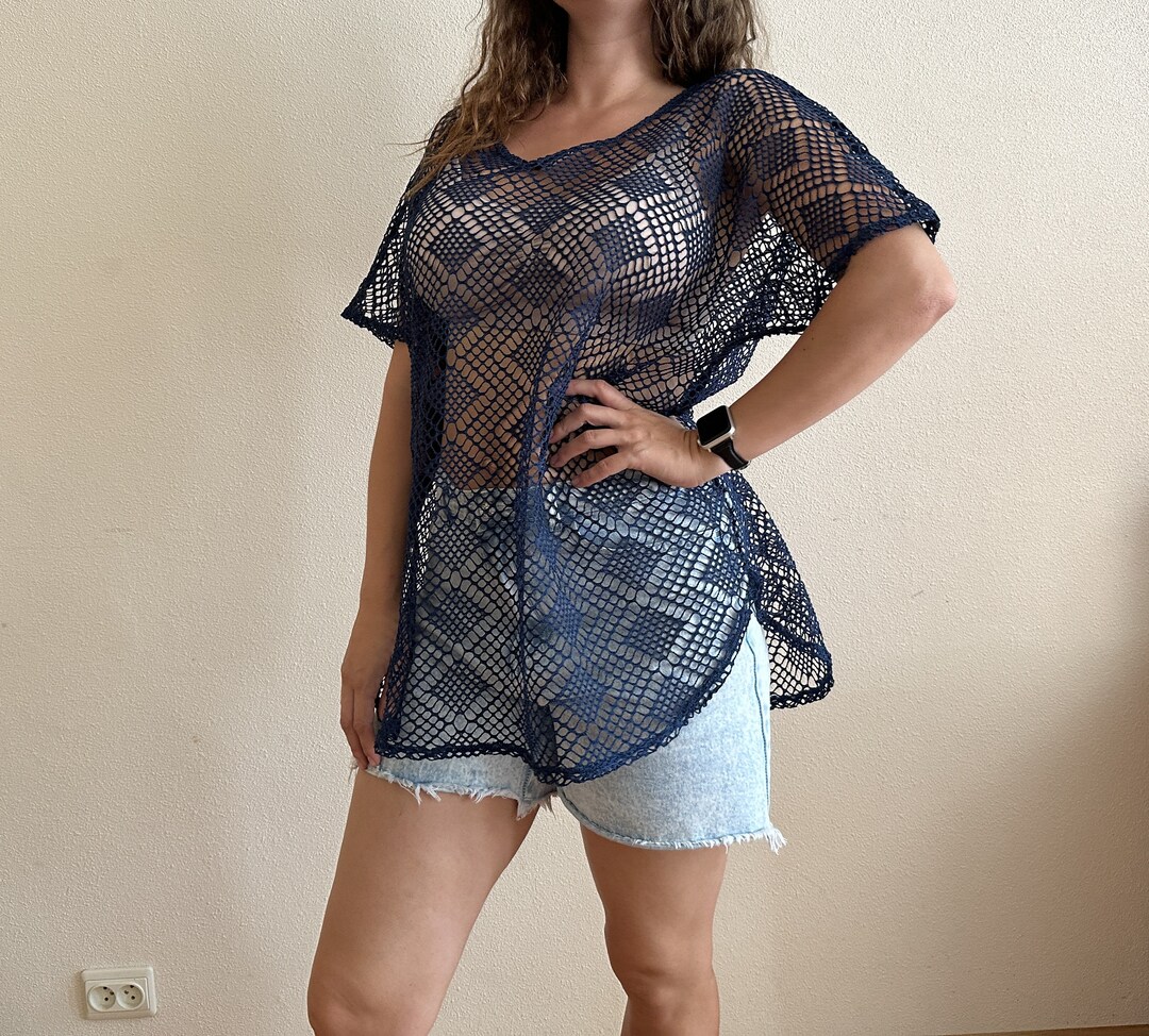Visnet vintage shirt dames