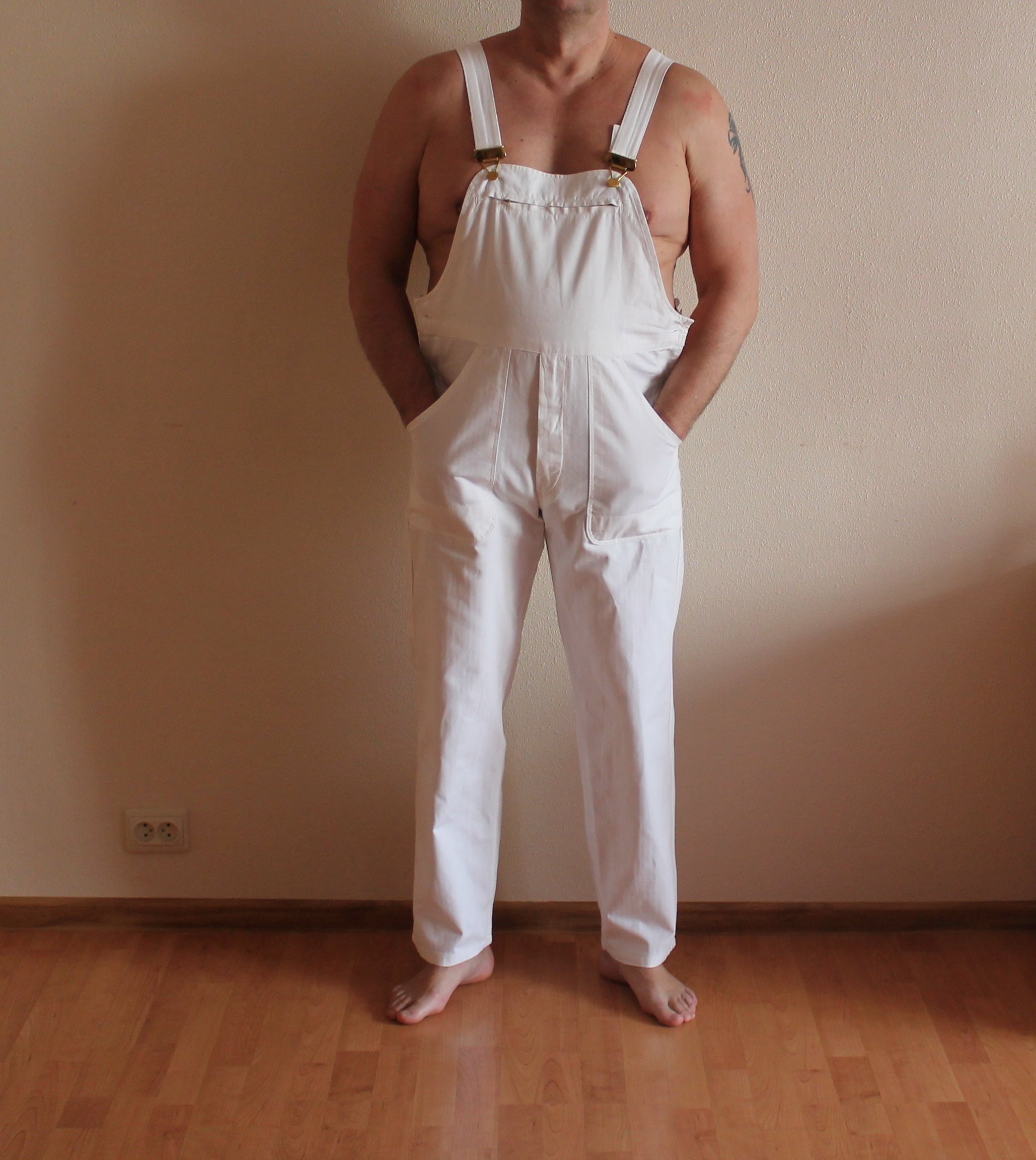 white jumpsuit workwear