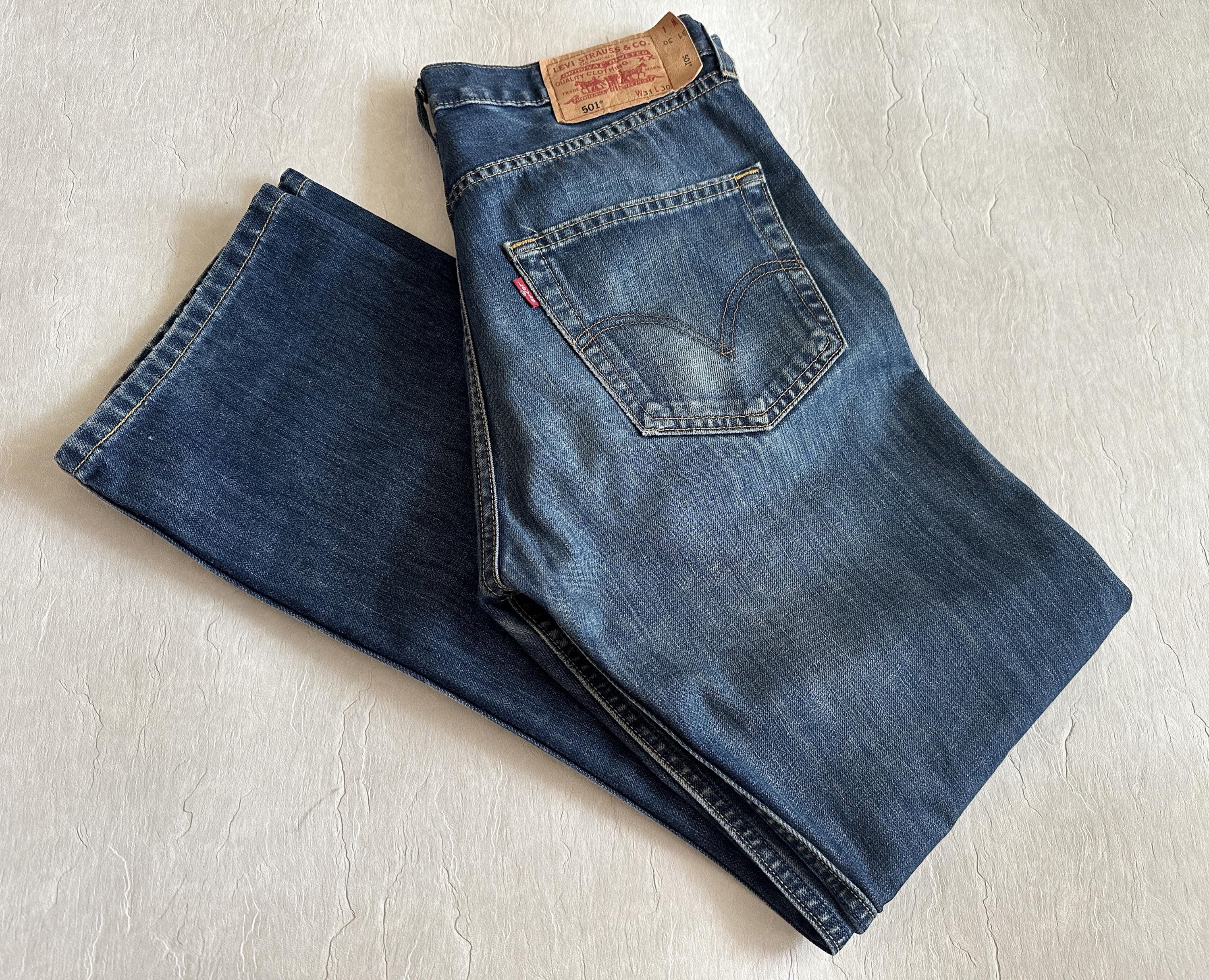 Vintage Levi's 501 W31 L 30 Levi Strauss Jean Pants Blue