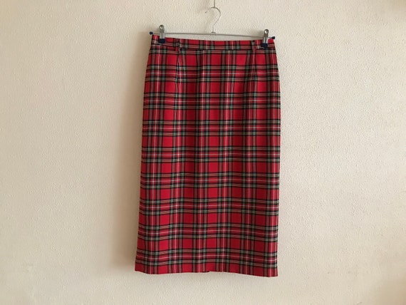 Plaid Skirts Tartan Plaid Skirts Maxi Skirts Long… - image 9