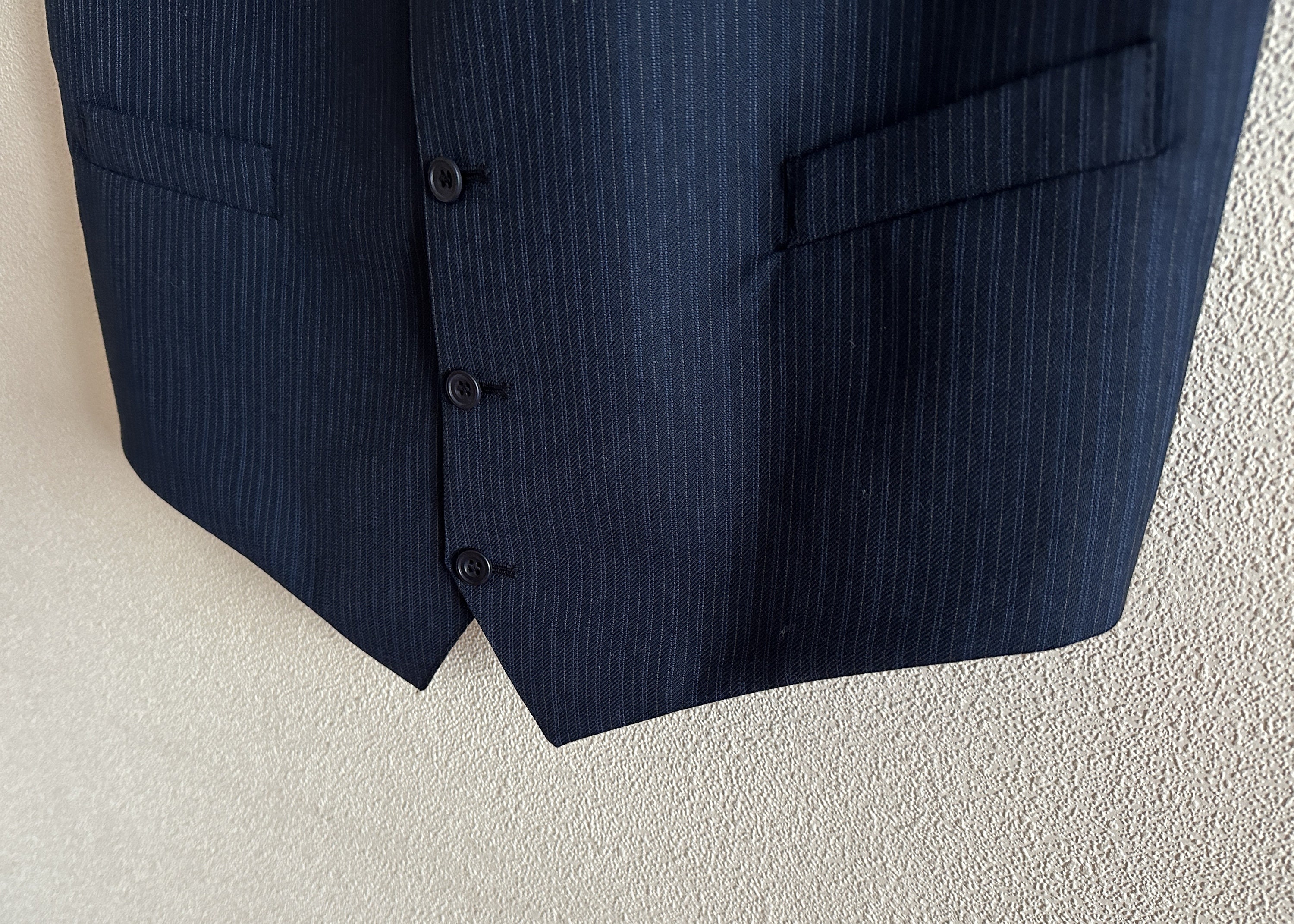 Men's Vest Blue Vest Navy Blue Mens Vest Formal Gentlemen's