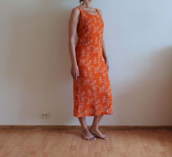 Vestidos Largos Para Mujer 2025 Vestido De Moda Sin Mangas Con Cuello Asimétrico De Un Hombro, Coral Naranja, XS