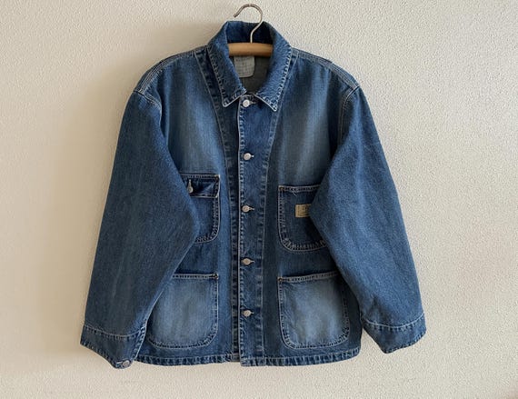 Vintage Mens Denim Jacket Crocker Original Jeans Company