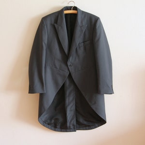 41 XL Black Peak Tailcoat Very Nice Men's Tuxedo Tails Mason