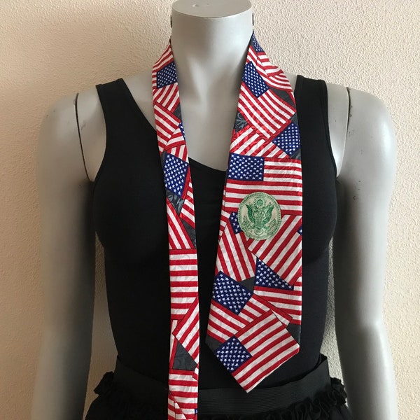 patriotic neck tie