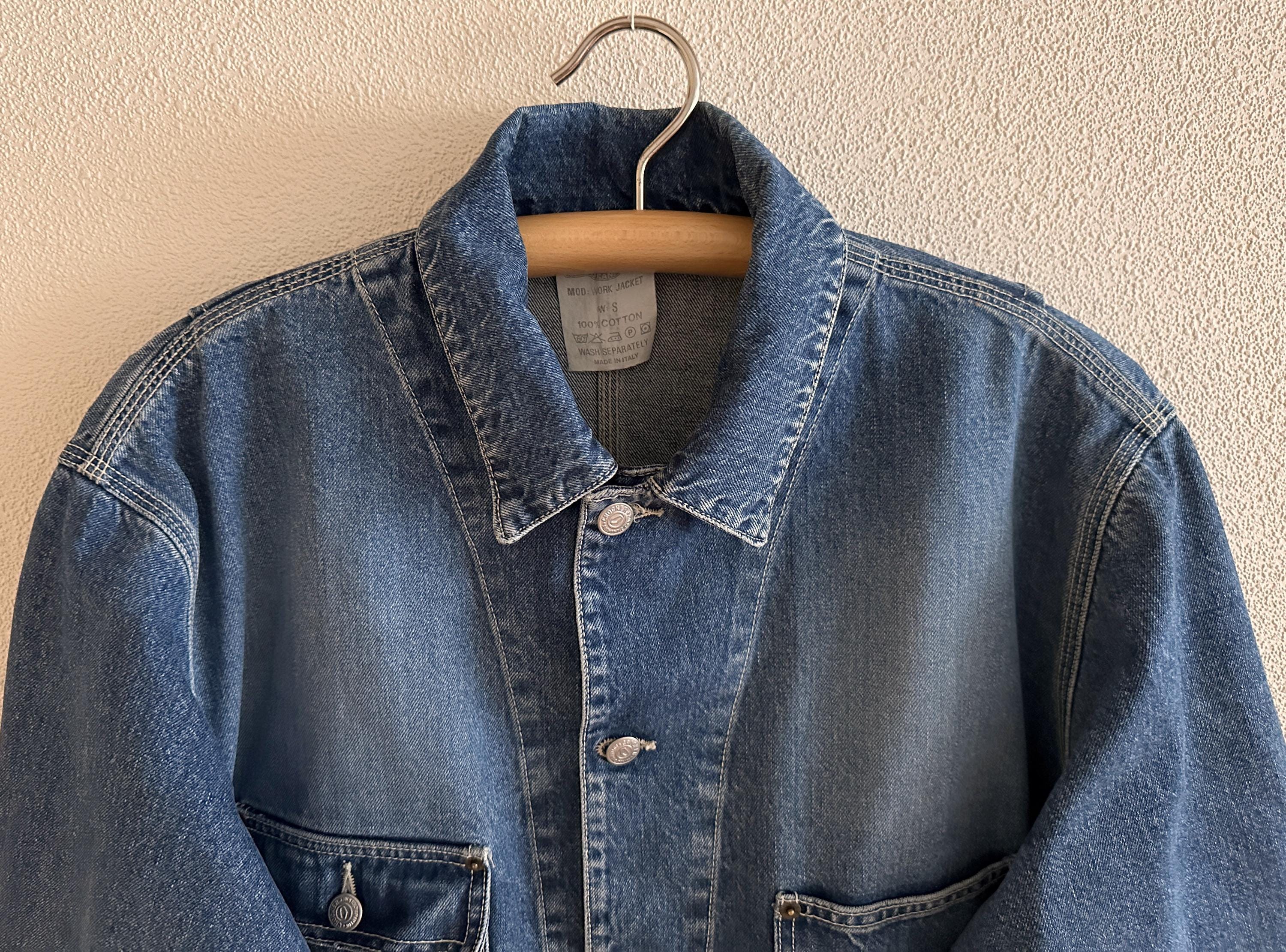 Vintage Mens Denim Jacket Crocker Original Jeans Company