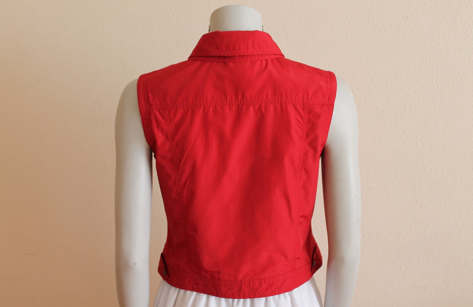 Red Vest Women's Vest Red Women Vest Fitted Womens Vest Etsy