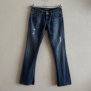 Blue Guess Jeans Vintage Womens Denim Trousers Jean Pants Grunge Pants Low Rise Trousers Hippie Bohemian Guess Pants