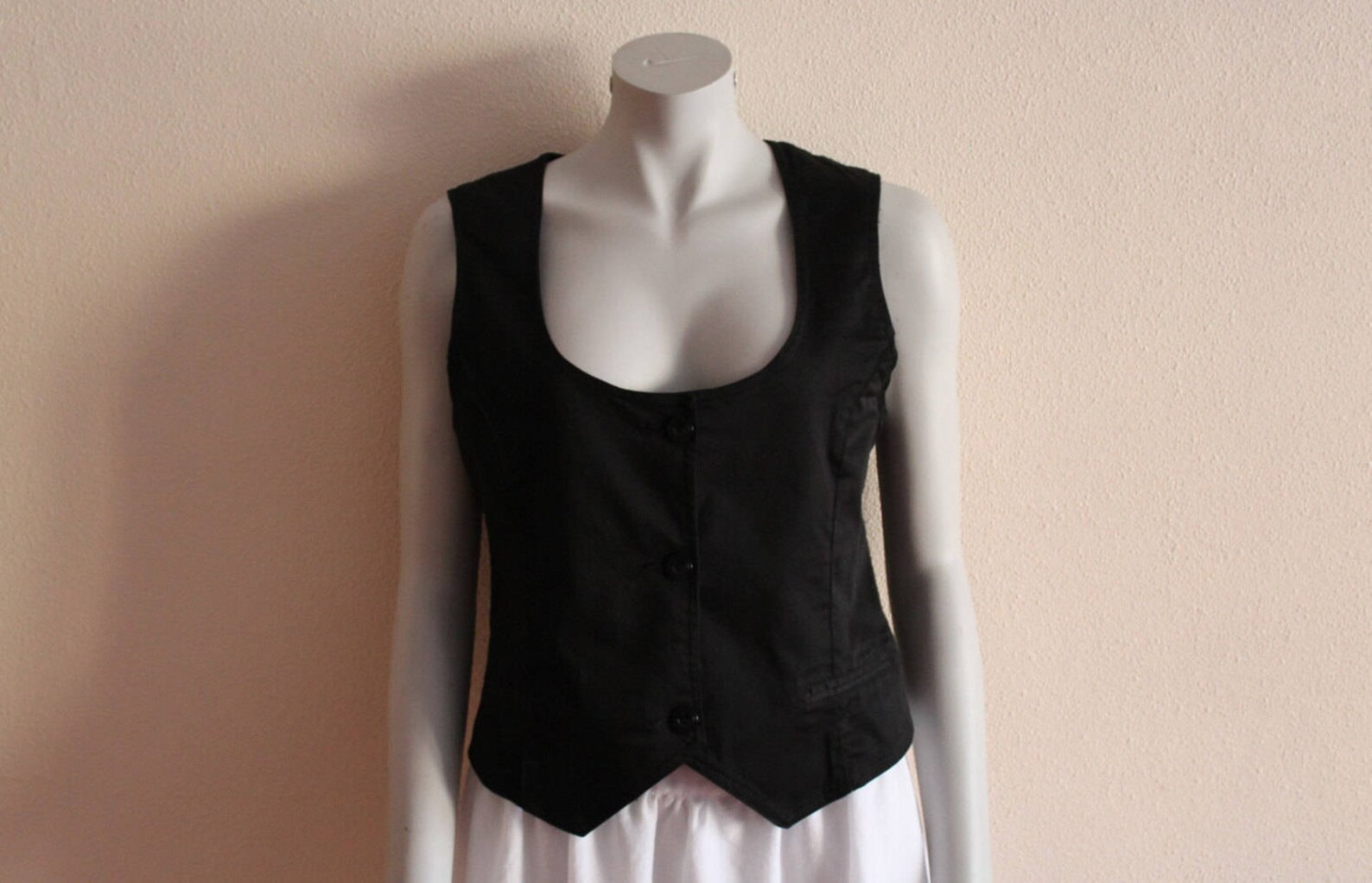 Women's Vest Black Vest Black Women Vest Womens Steampunk Etsy